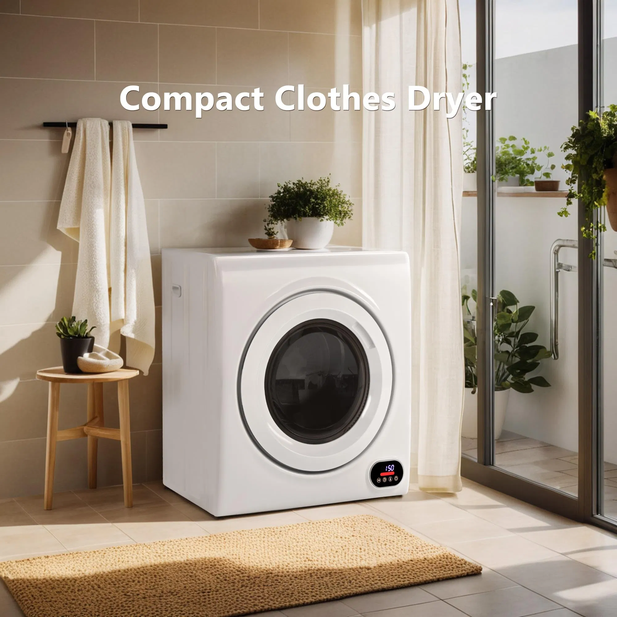 Euhomy Portable Clothes Dryer 5kg 1300W for Apartments and Rvs