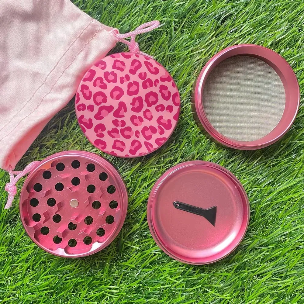 Двухцветный гриндер с логотипом для табака и специй