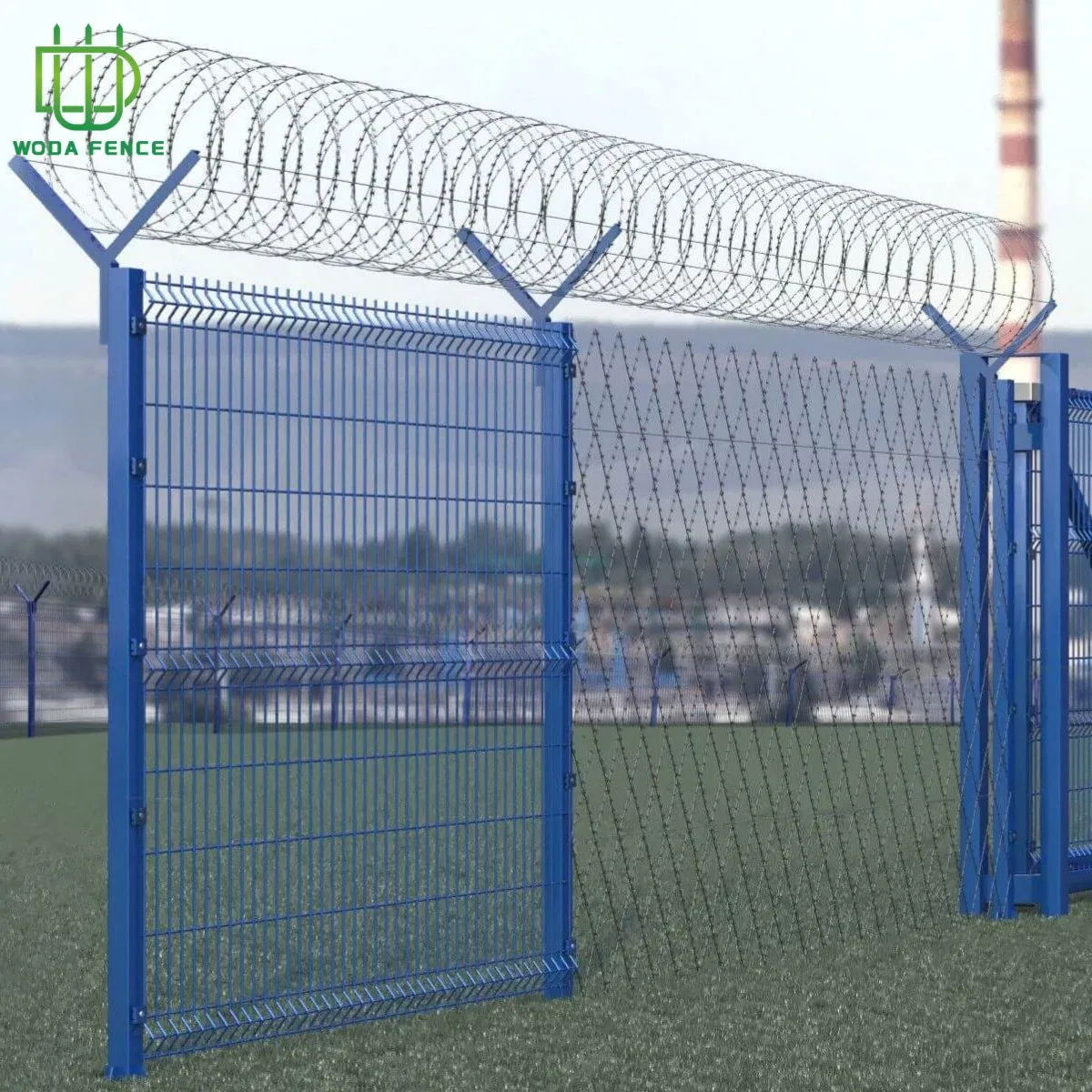 Premium Beaded Wire 3D Curved Welded Mesh Fence for Gardens