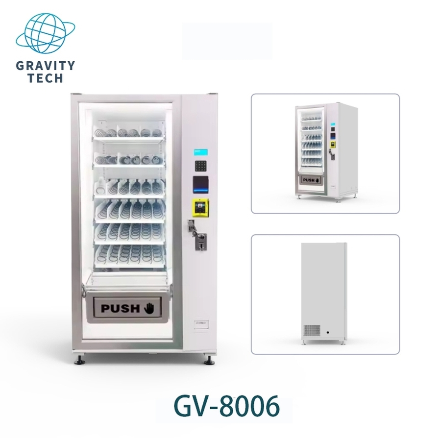 OEM ODM Custom Gv-8006 Cost-Effective Chilled Refrigerated Food Vending Machine