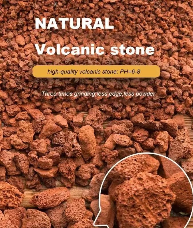 Natural Volcanic Stone Red Lava Rock Grill Basalt Stone for Gardening