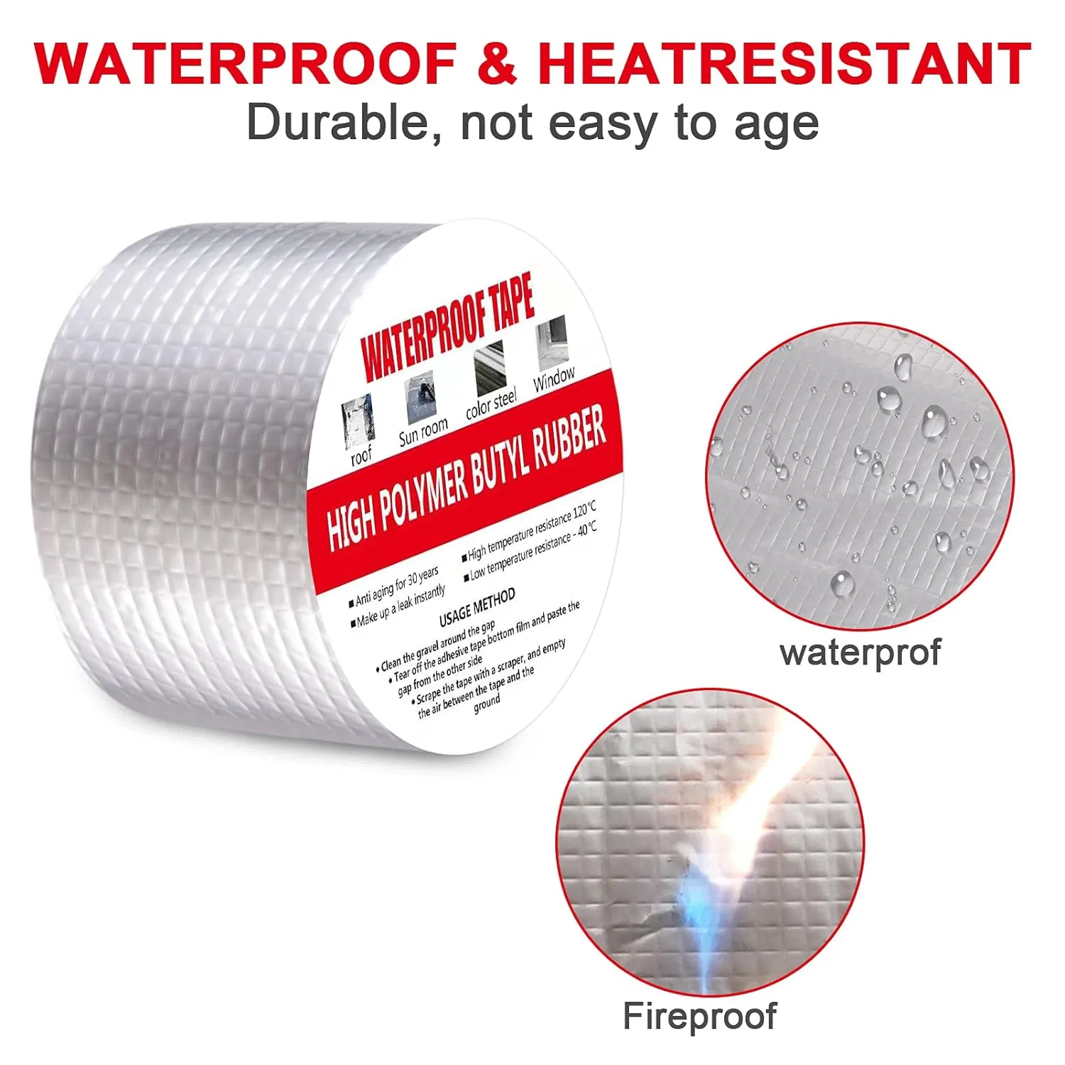 Butyl Rubber Sealant Tape Metal Roof Wrapping 2024
