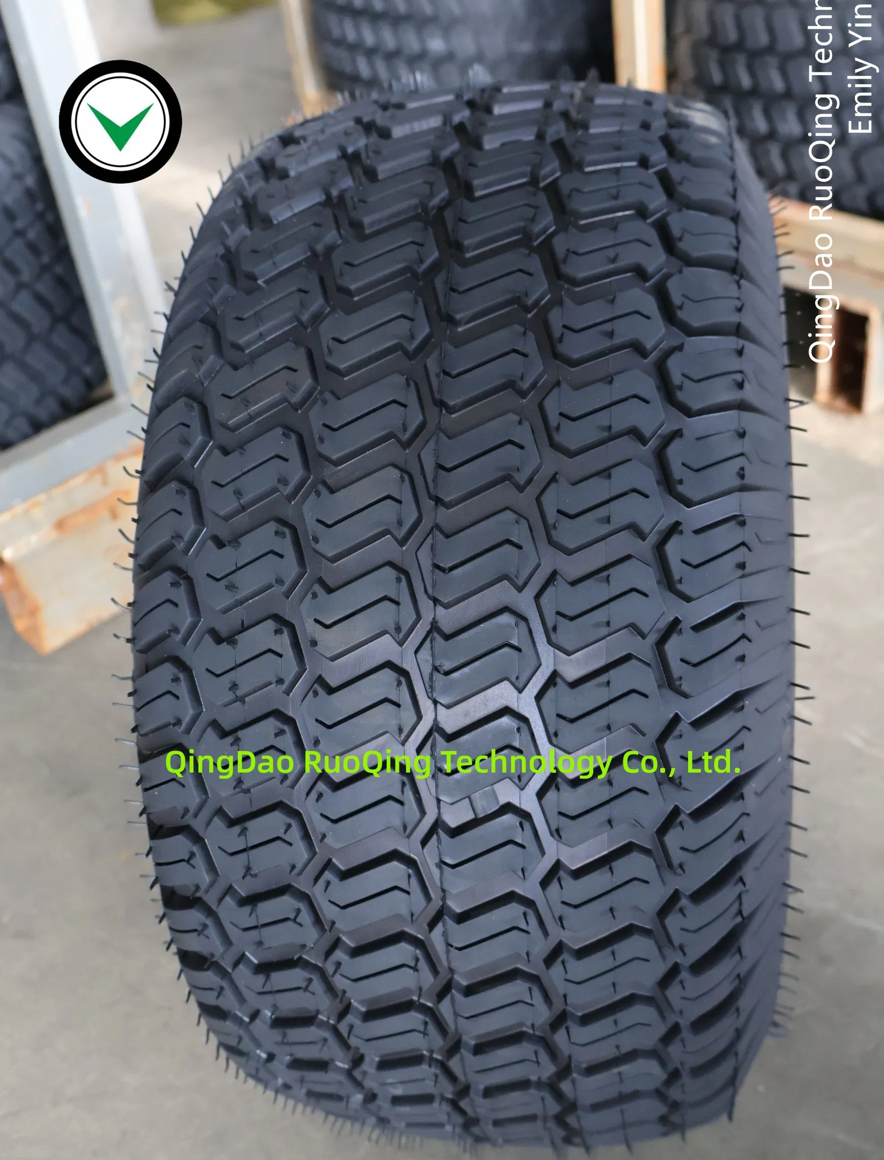 15X6.00-6 Tt/Tl Factory Lawn Mower Turf Wheel Tyre with Steel Rim