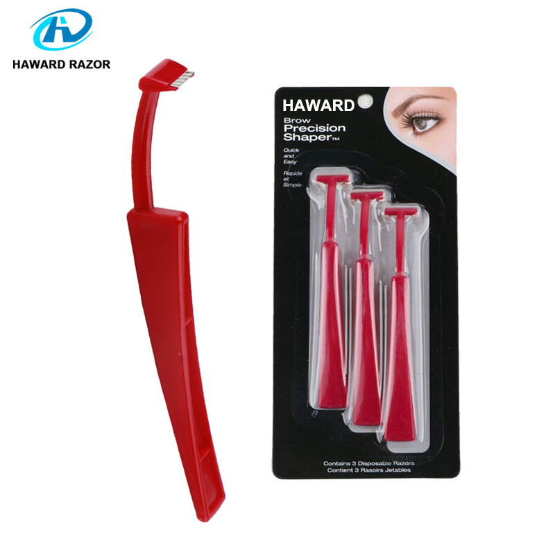 3 Pack Disposable Eyebrow Razors Facial Hair Remover Eyebrow Razor Trimmer