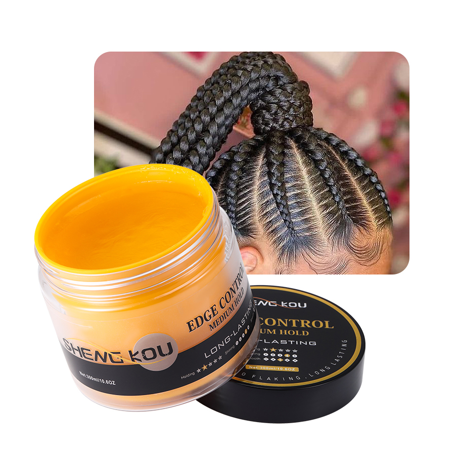 OEM/ODM Hair Wax Braid Gel Private Label No Alcohol and No White Edge Gel Braid Gel Edge Control