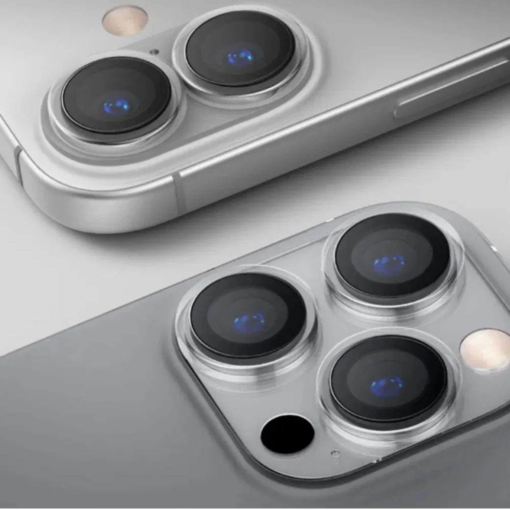 Защитное стекло для камеры iPhone с кольцом