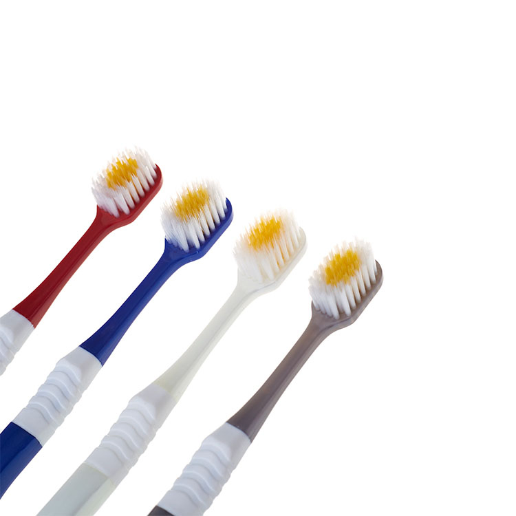 Acrylic Multicolored Design Toothbrush for Adults with Modern Aesthetic Design