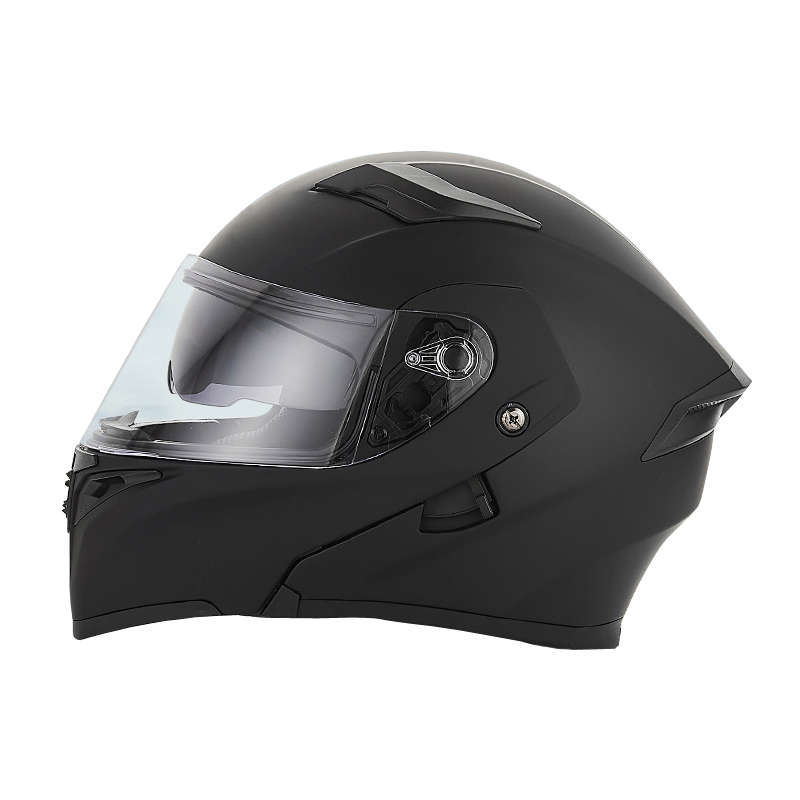 DOT Approved Modular Flip-Up Helmet with Dual Visor