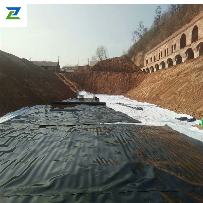 1mm 1.5mm 2mm Waterproof Anti-UV HDPE Geomembranes for Landfill Biogas Digester Dam Liner