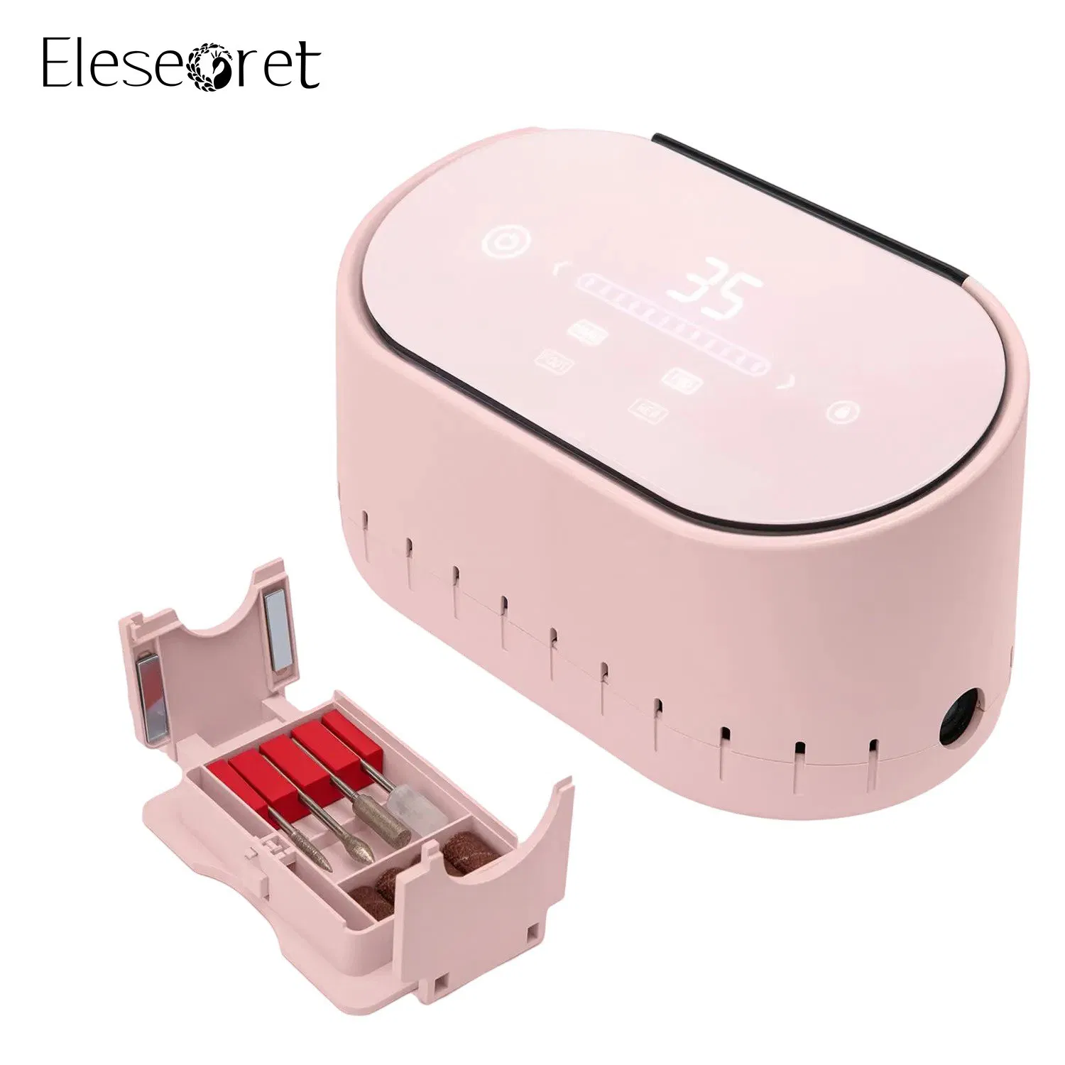 Nail Polish Machine Low Noise High Speed 35000 Rpm Desktop Electric Nail Drill