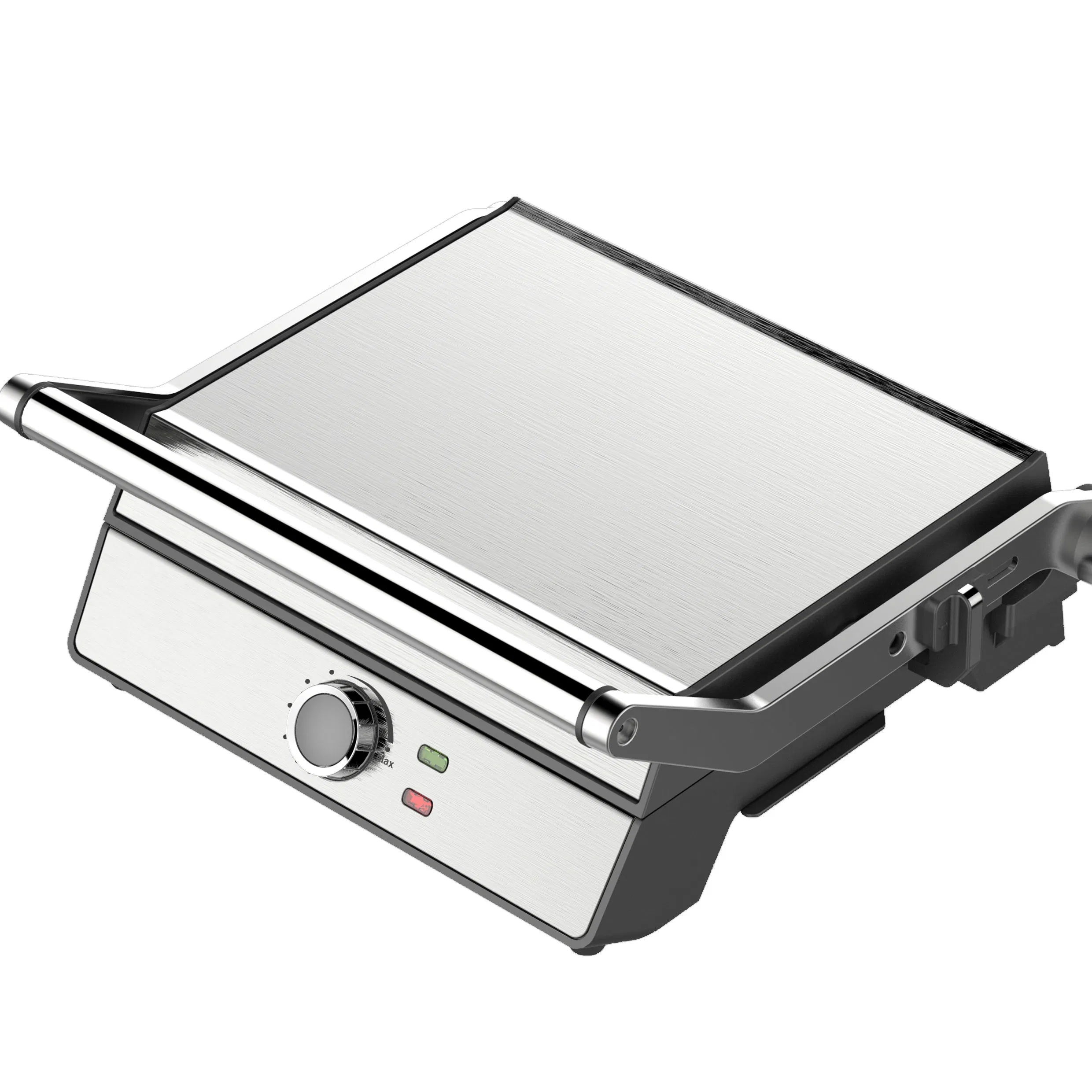 Stainless Steel Indoor Contact Grill Panini Press Maker with Digital Screen