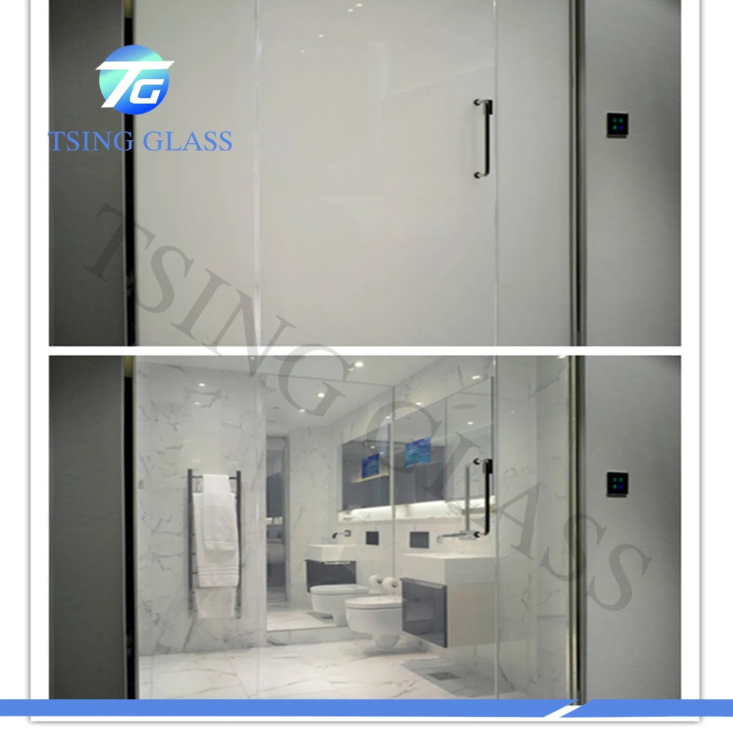 Self Adhesive Smart Glass Film Pdlc Film for Window/Curtain Wall/Meeting Room/Bank