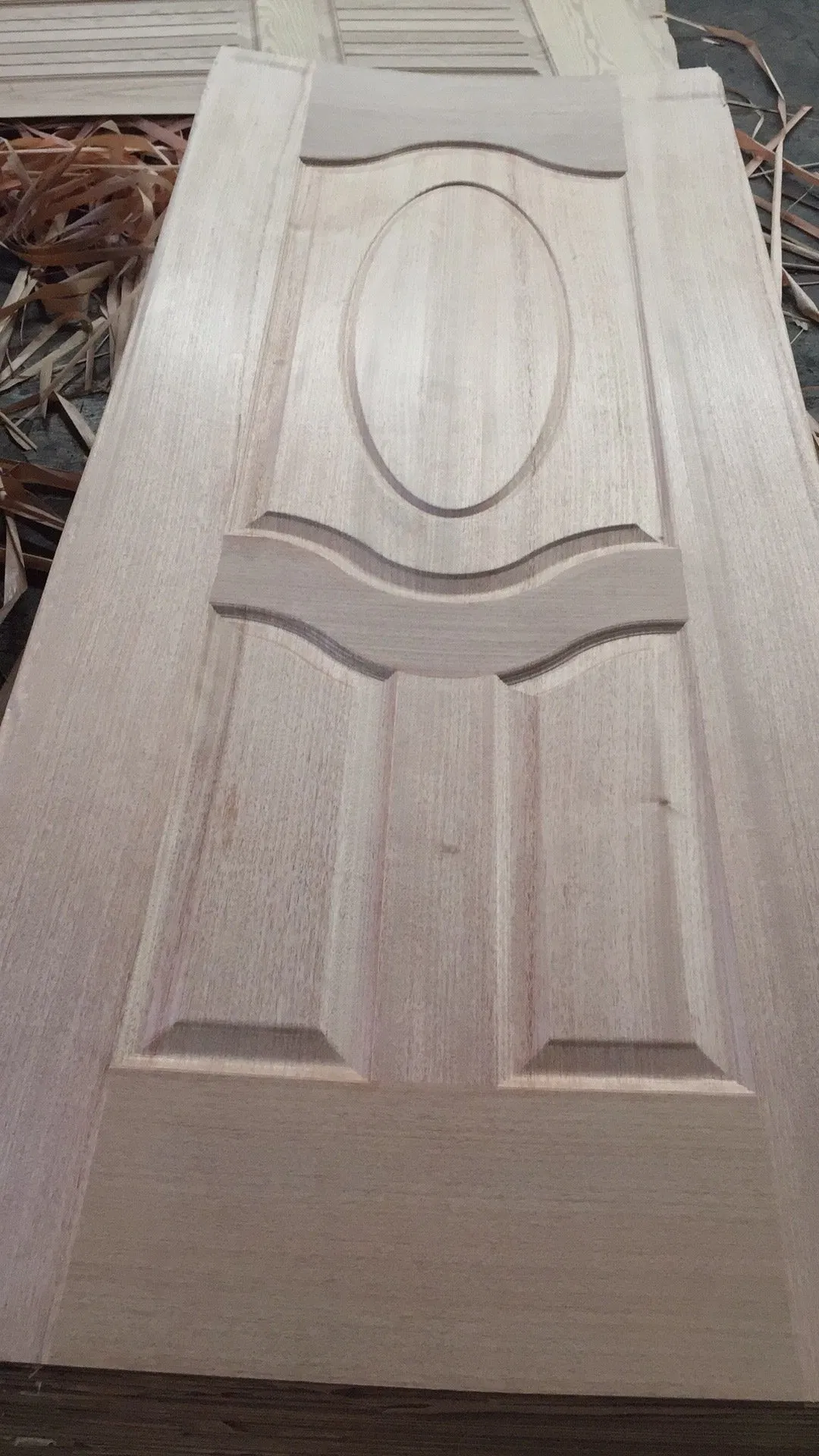 EV Teak Wooden Veneer HDF Door Skin 2150*850*3.0mm