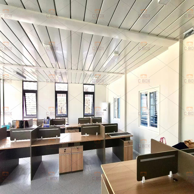 Cbox 40FT 20FT Easy Assembly Design Container Office Steel Structures Prefabricated Movable Container Office Building