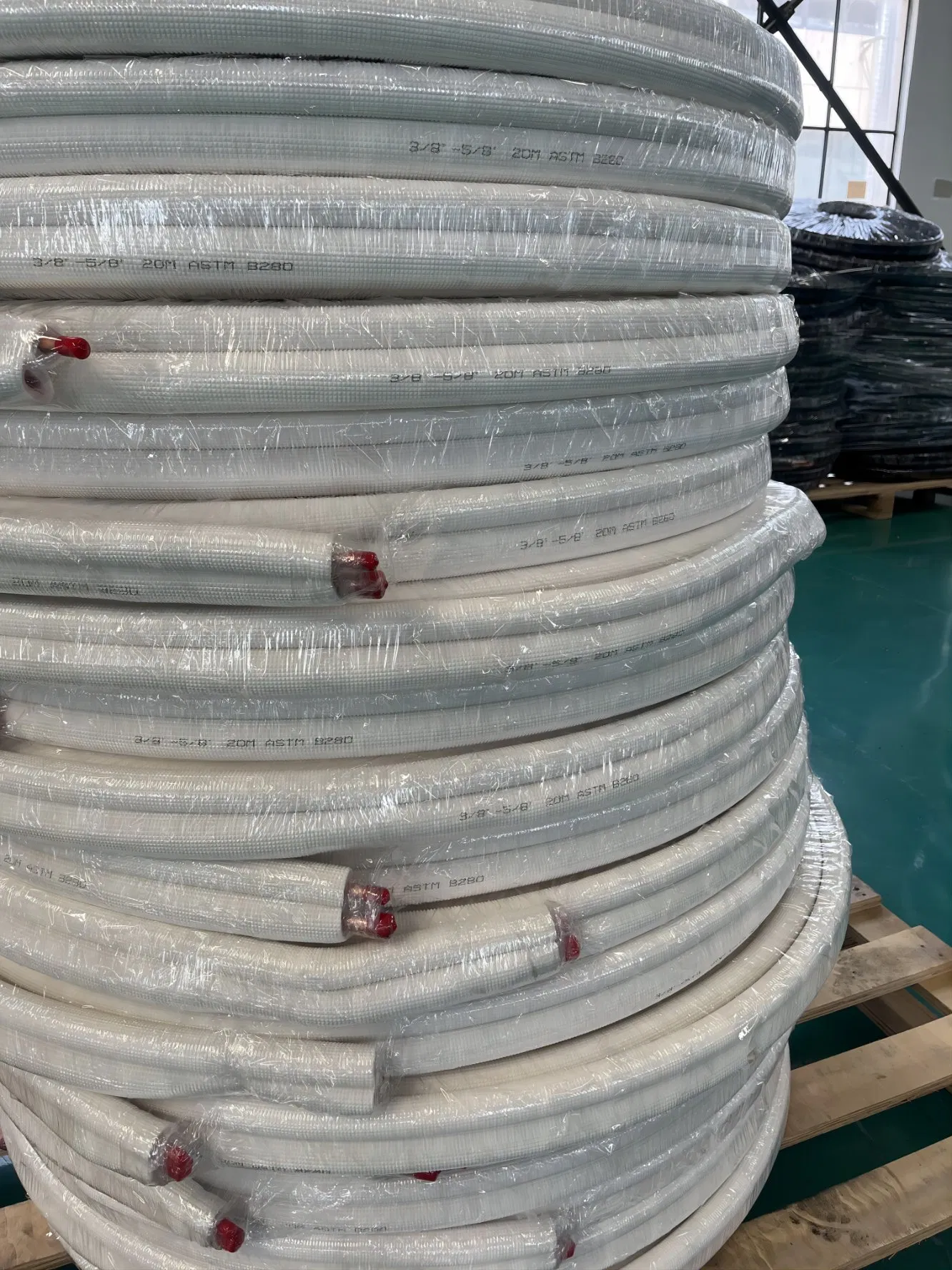 1/4 3/8 CE Certified Insulated Copper Aluminum Coil for Central Air Conditioner