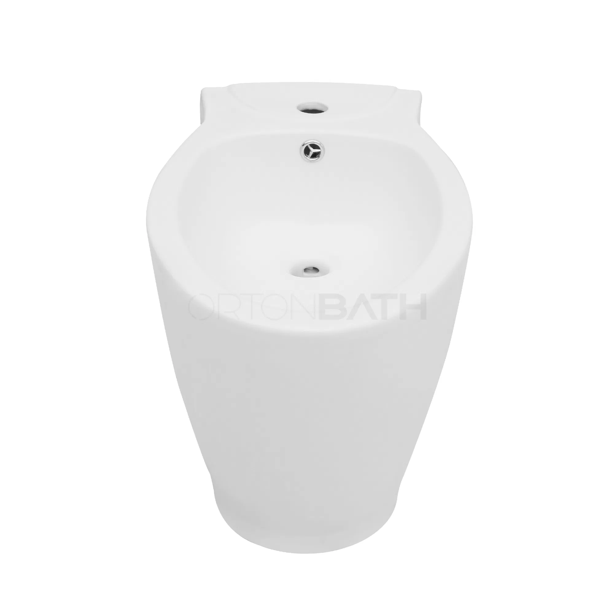 Ortonbath Floor Mounted 3 Tap Holes Toilette Bidet Hospital Elder Lady Care One Piece Ceramic Wc Toilet Bidet Middle East Bidet