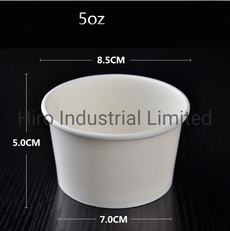 Custom Designed Colorful Run Recycle Disposable Paper Ice Cream Cup Paper Bucket