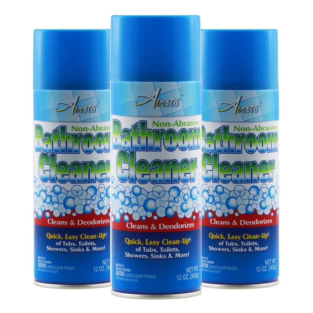 Private Label Manufacturer Bathroom Grime Fighter Bathroom Cleaner Aerosol Cleaner Spray