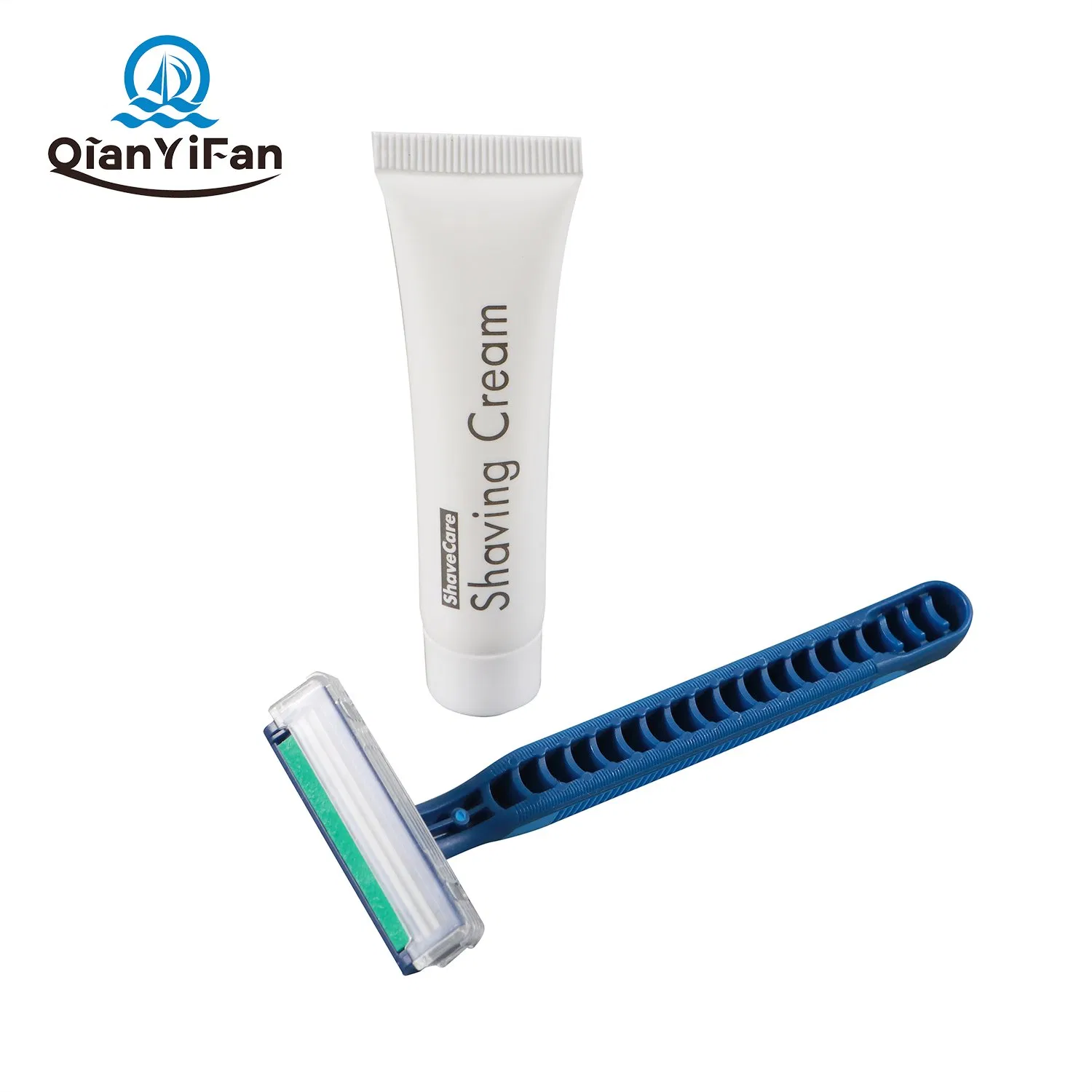 Men's Double-Blade Razor Stainless Steel Disposable Plastic Men's Shaving Razor Multi-Function Portable Razor Bath Hotel Travel