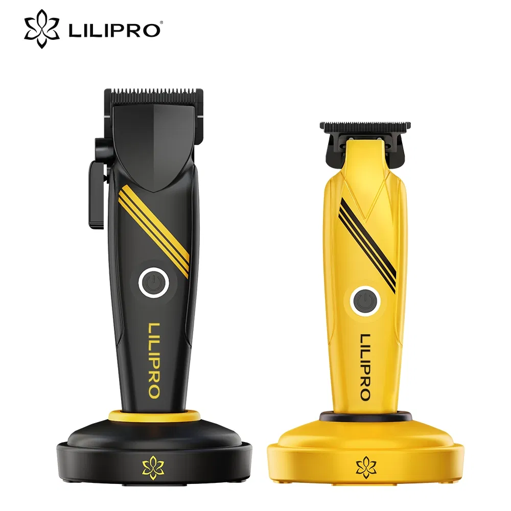 Lilipro L4&M4 Professional Rechargeable Hair Clipper and Hair Trimmer Set for Hair Barber Salon