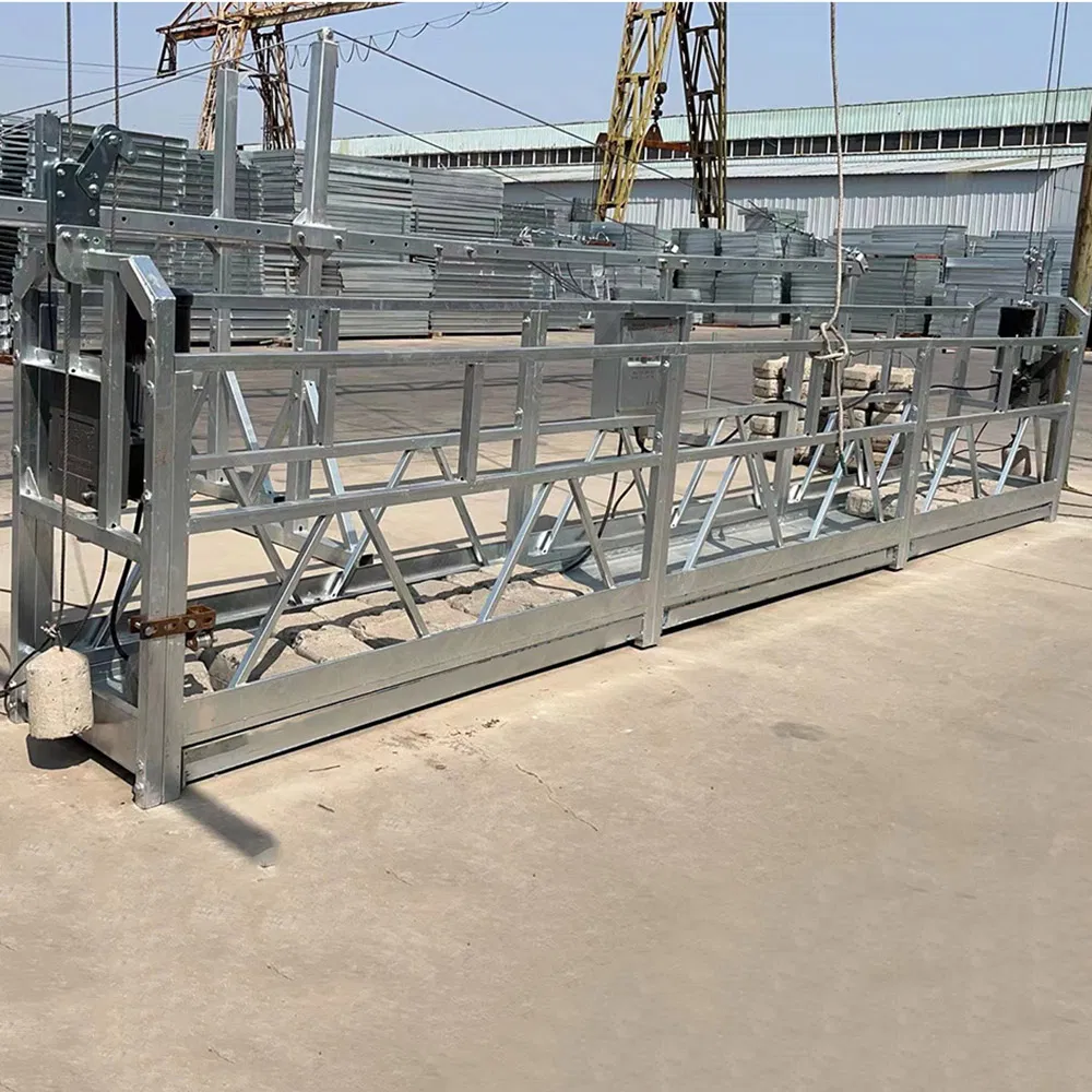 Zlp800 Aluminum Galvanized Steel Scaffold Suspended Platform for Building Window Glass Cleaning