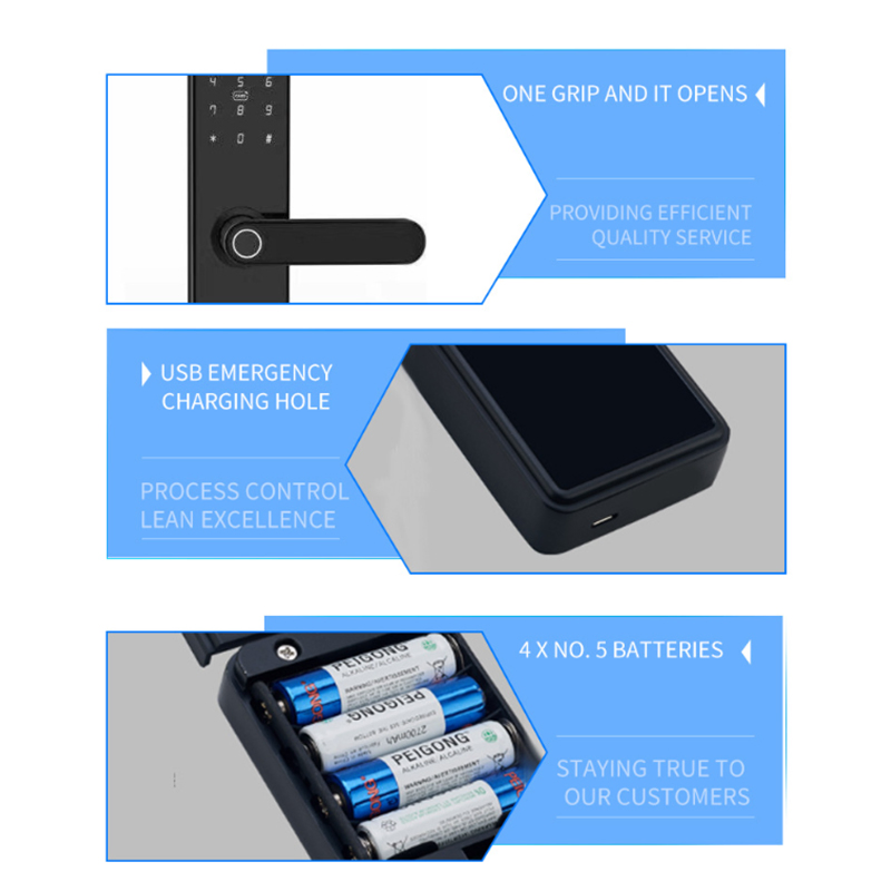 Password Smart Door Lock Electronic Smart Fingerprint Lock