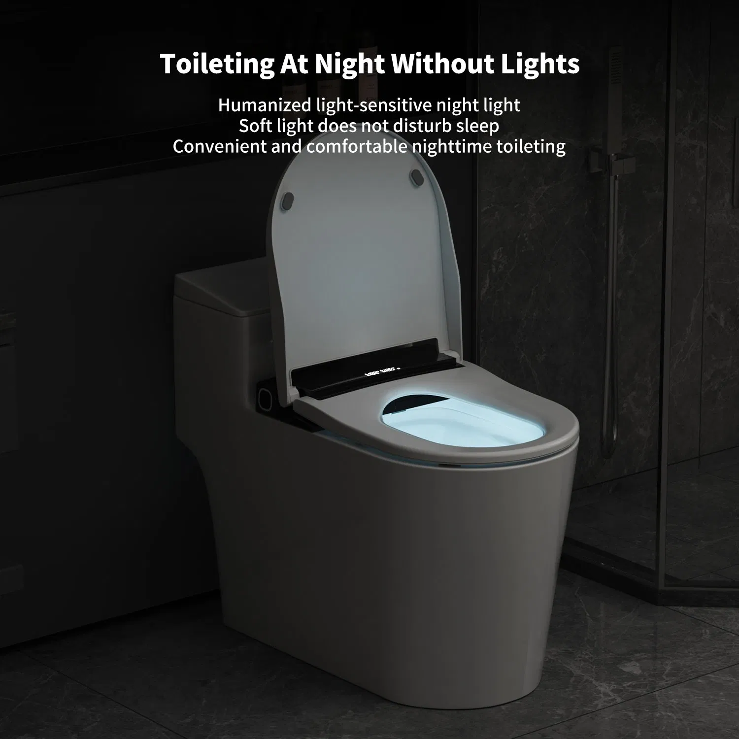 U Shape Intelligent Toilet Lid Slow Close Electric Bidet Heated Cover with Auto Spray Remote Ultra Smart Toilet Seat
