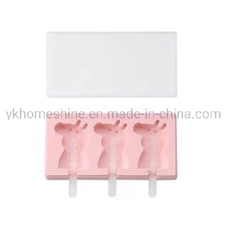 2019 New Silicone Ice Cube Tray with Lid for Wholesale