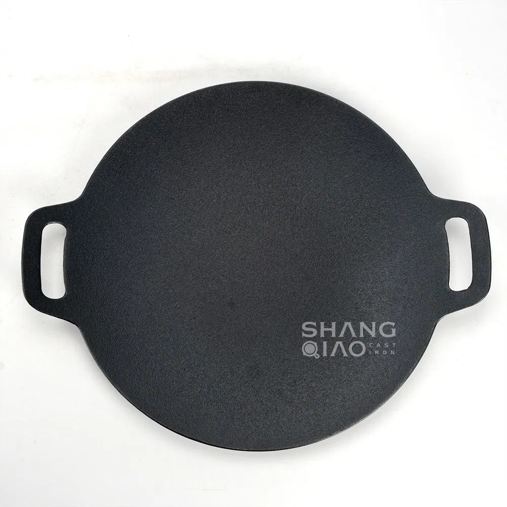 Factory Direct Cast Iron Pizza Pan Crepe Pan Cast Iron Griddle