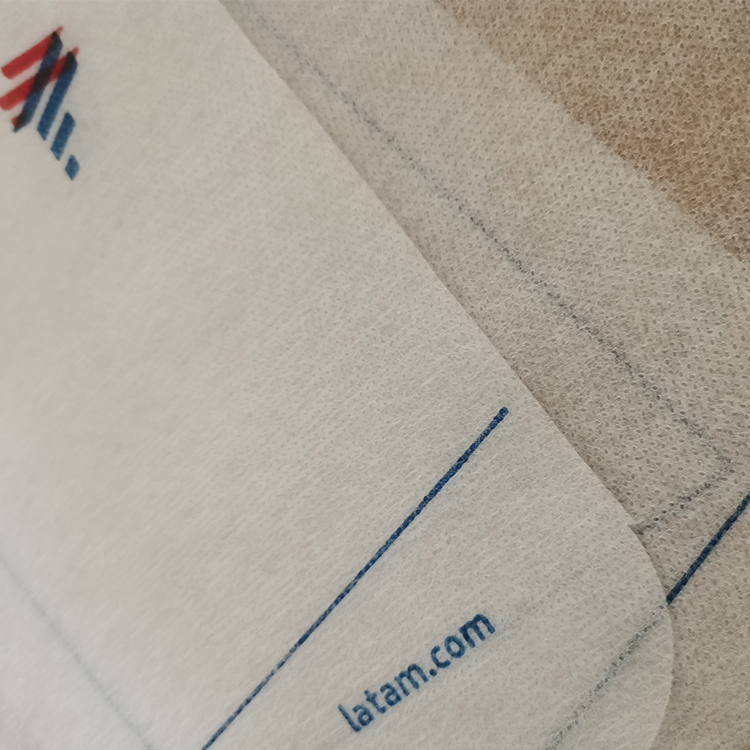 Customized Non Woven Fabric Disposable Airplane Headrest Cover