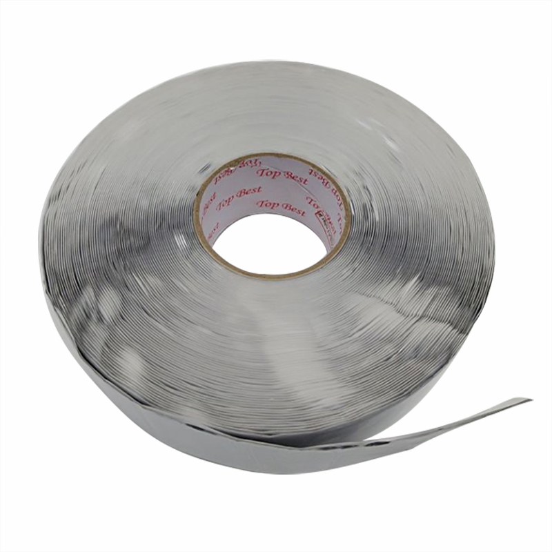 High Density Rubber Waterproof Repairing Adhesive Fixed Tape Butyl Aluminum Foil Tape for Kitchen and Sink