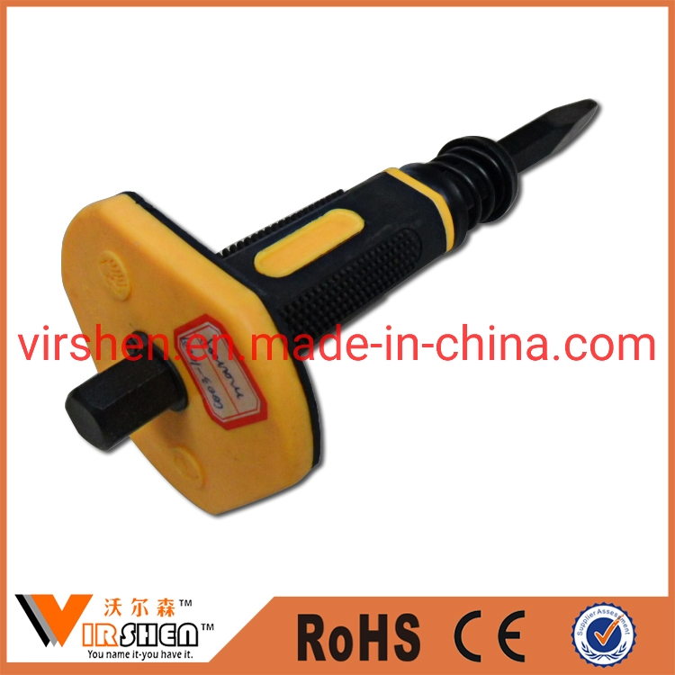 Flat Stone Chisel with Rubber Grip Adze Specifications