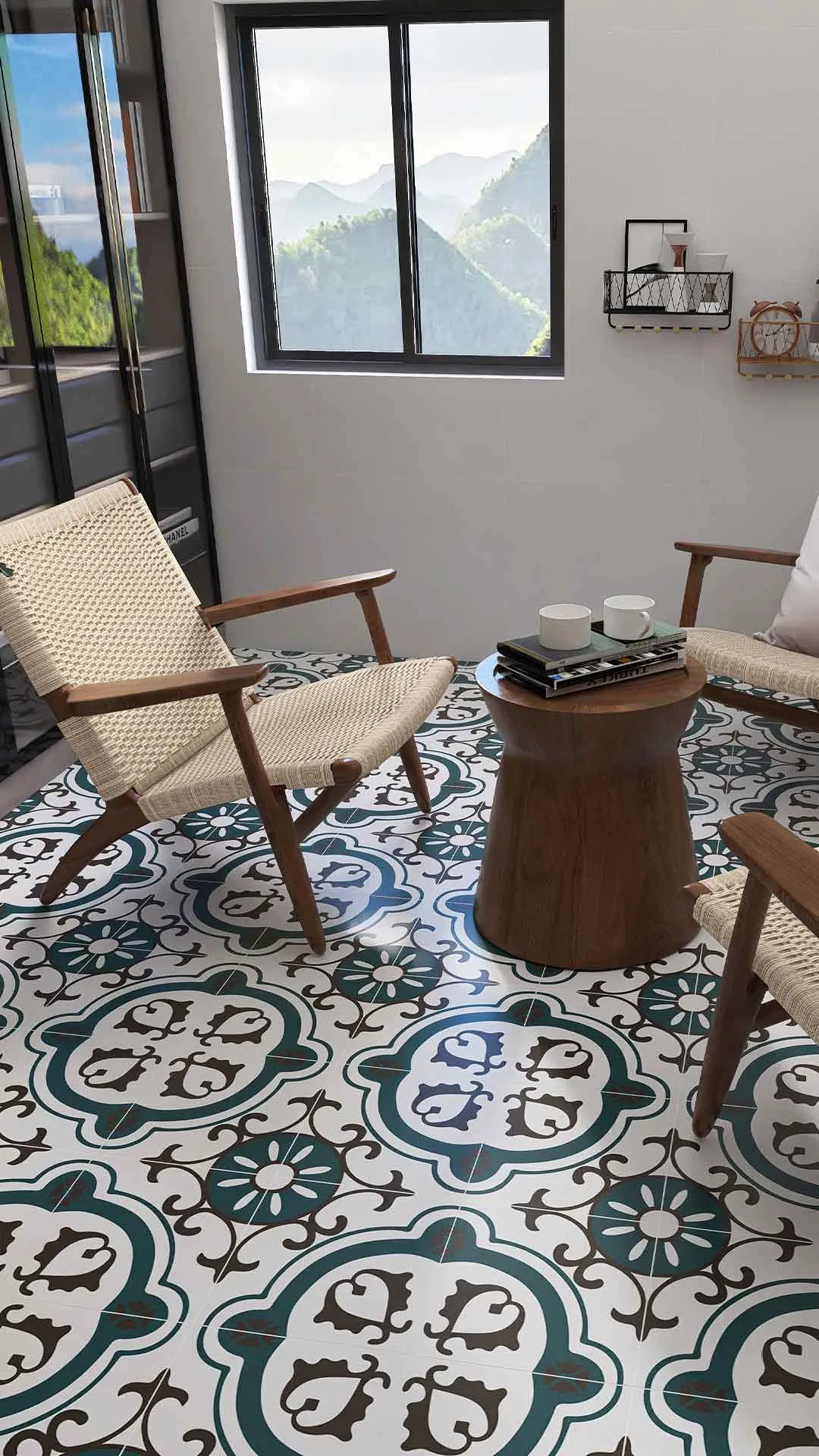 Pattrern Customized F30535W Porcelain Floor Wall Tile for Bathroom Kitchen Dinningroom Gardon Decoration