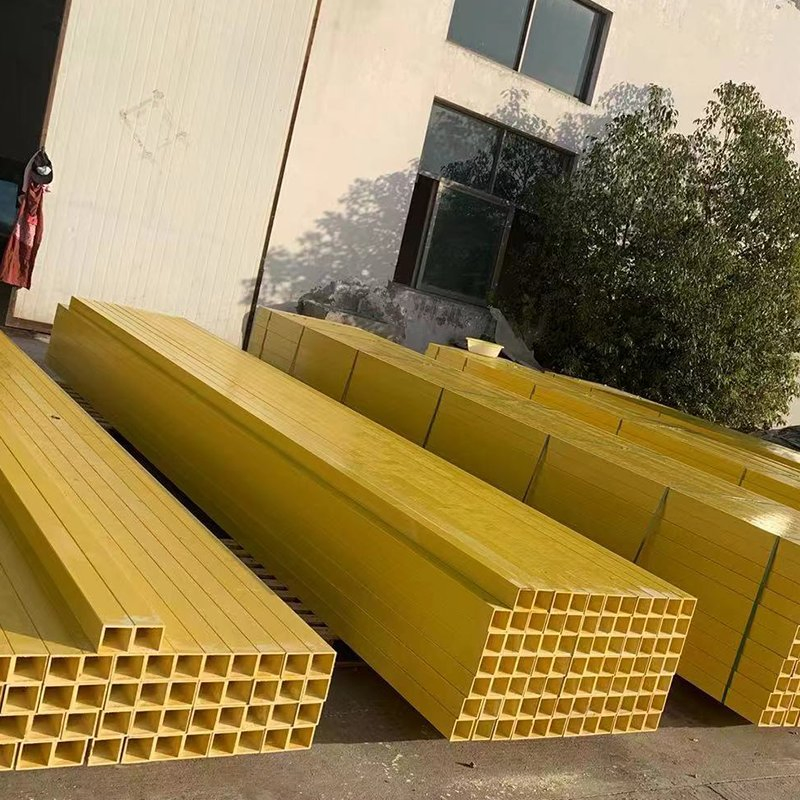 Manufacturer Supply High Strength Fiberglass FRP GRP Pultruded Round Tubes Pipes Fiberglass Composite Plastic Pultruded Profiles