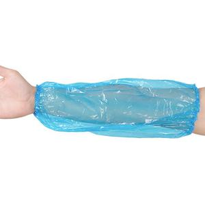 Cover Arms Polyethylene Waterproof with Elasticated End Blue 16 Inches