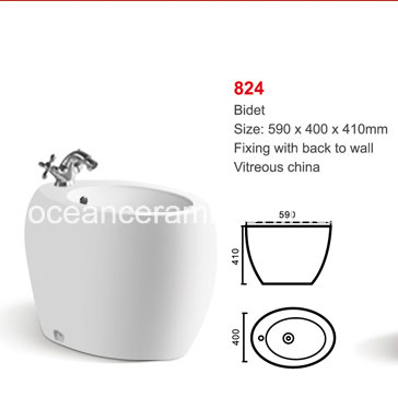Bidet Ceramic Sanitary Ware for Women No. 824