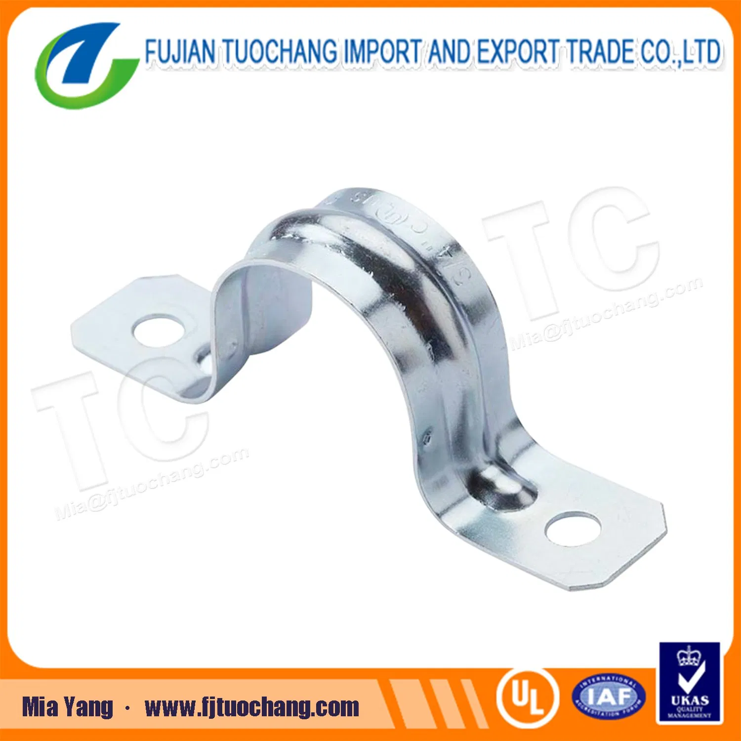 Warehouse Wholesale Two-Hole Strap Rigid Metal Conduit