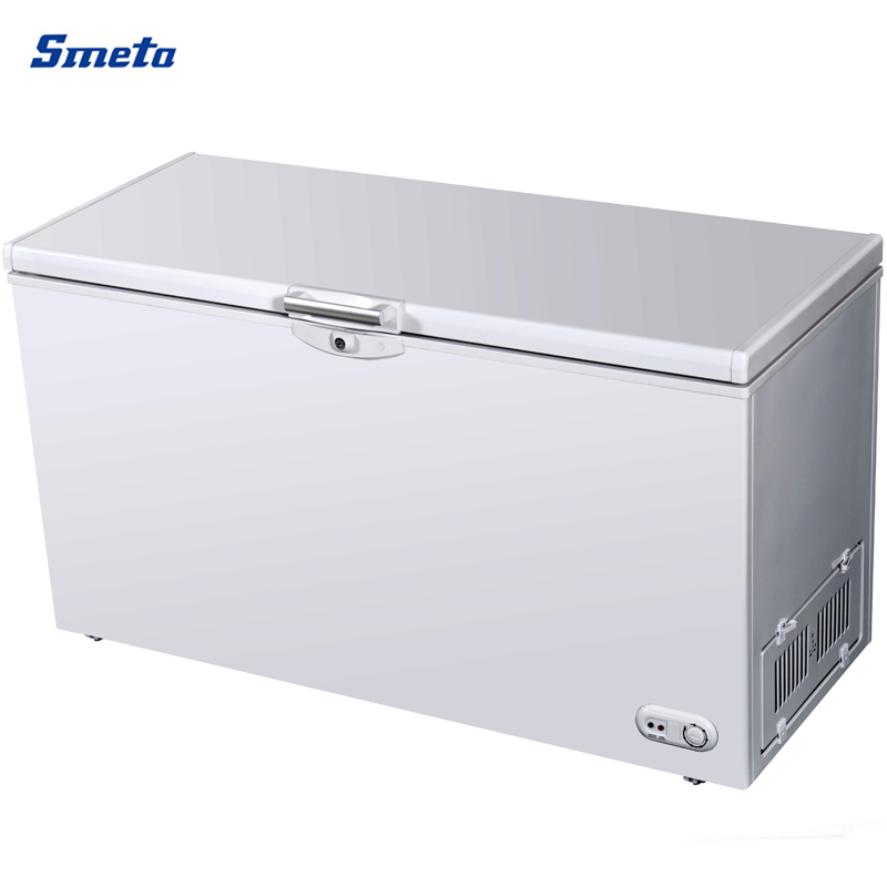 Smeta China Wholesale Kitchen Supermarket Fruit Display Freezer Deep Freezing 520L Cheap Big Capacity Meat Top Open Batch Commercial Chest Freezer