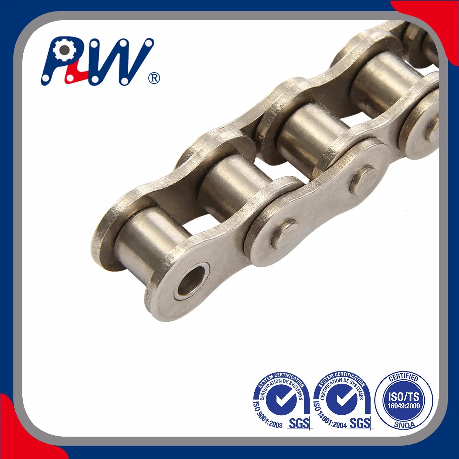 Durable Roller Chains with Zinc-Plating for Industrial Applications (35ZP/ 40ZP /50ZP)