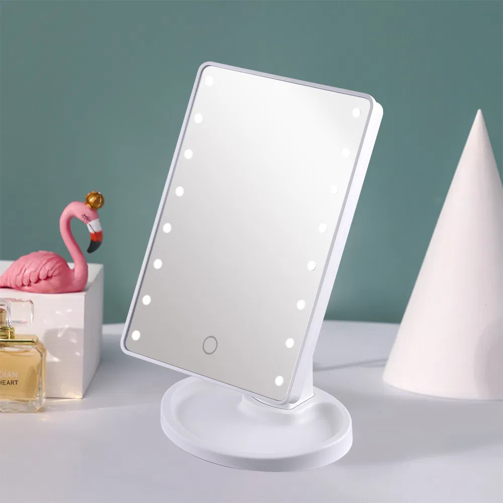 Electric Battery Operated Detachable Rotating LED Mirror