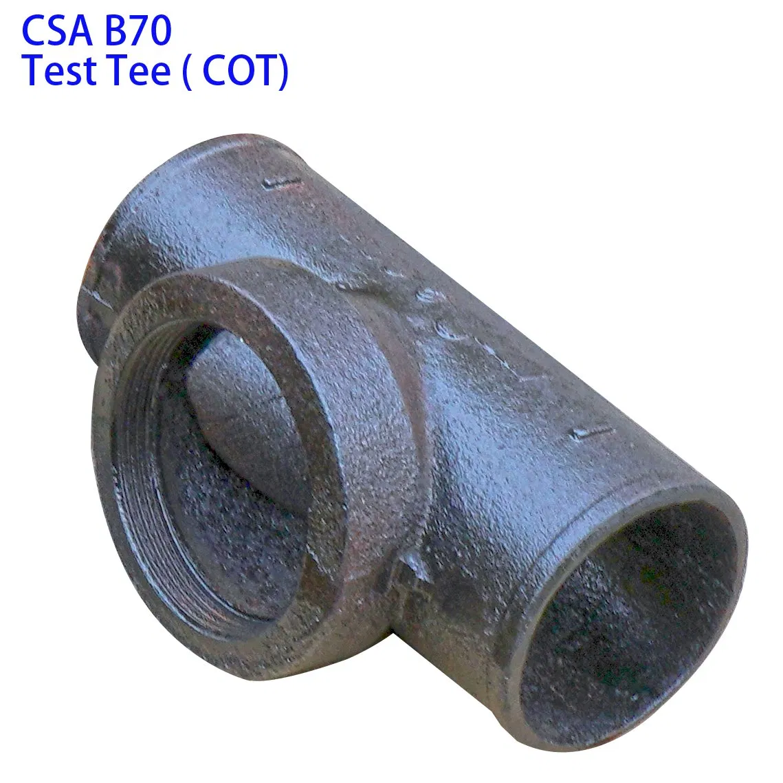No-Hub CSA B70 Test Tee COT Fittings for Drainage
