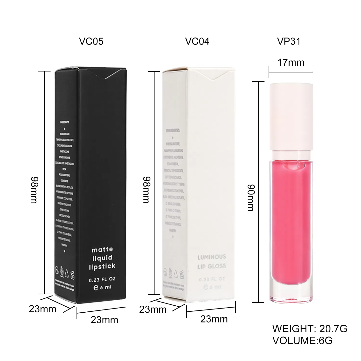 Factory Wholesale Vegan Lip Gloss Private Label Lip Plumper Cosmetics