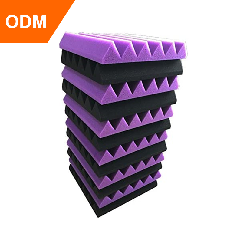 Self Adhesive Colorful Fireproof Soundproof Acoustic Foam