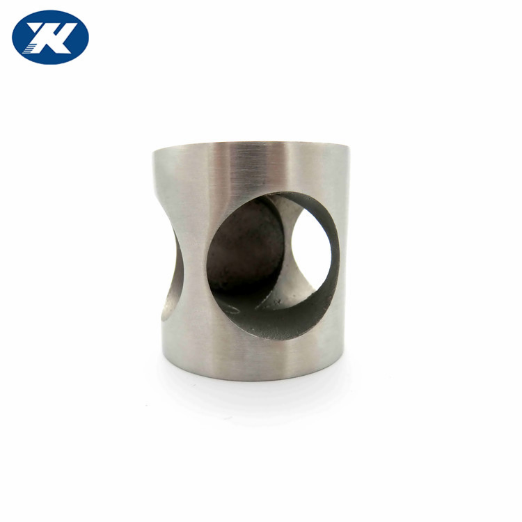Public Toilet Shower Room Partition Fittings Stainless Steel Casting Pipe Fixing Clip Union Tee