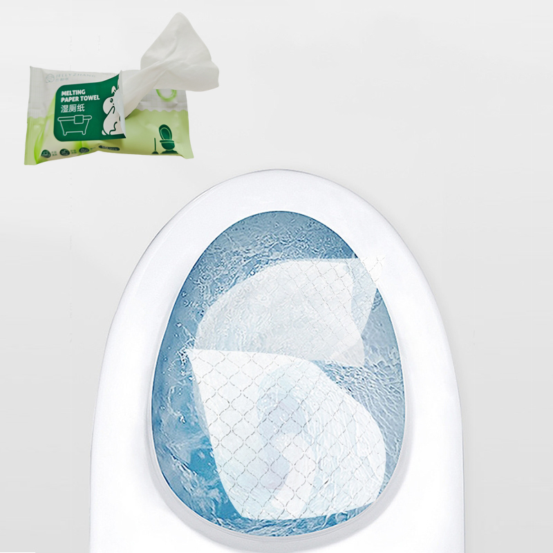 Baby Wipes Thickened Flushable Biodegradable Cleaning Wholesale Disposable Wet Toilet Paper  Pull-Out Design Household Special