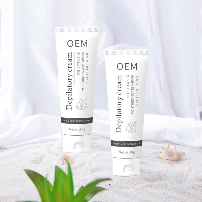 OEM Brighten & Moisturizes Persaonal Care Private Label Gentle & Soothing Hair Removal Cream