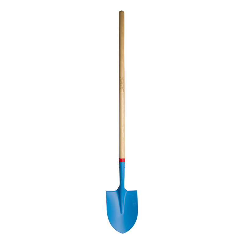Fixtec New Design 1030mm/1480mm Square/Round Shovels with Wooden Handle Iron Grip