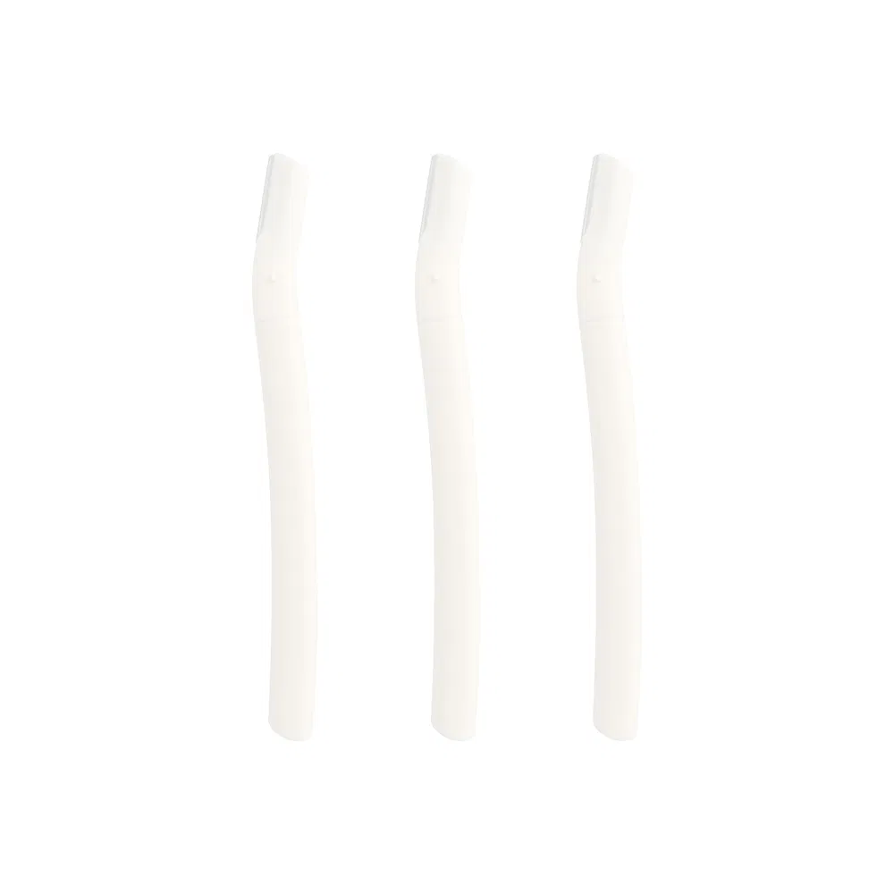 White Fashion Eyebrow Razor Kit Professional Exfoliate Facial Care Makeup Tool for Female