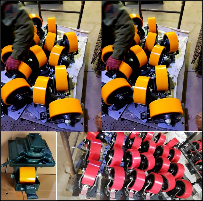 3 Tons Heavy Duty Castor Wheel Shipping Container Castor Wheel