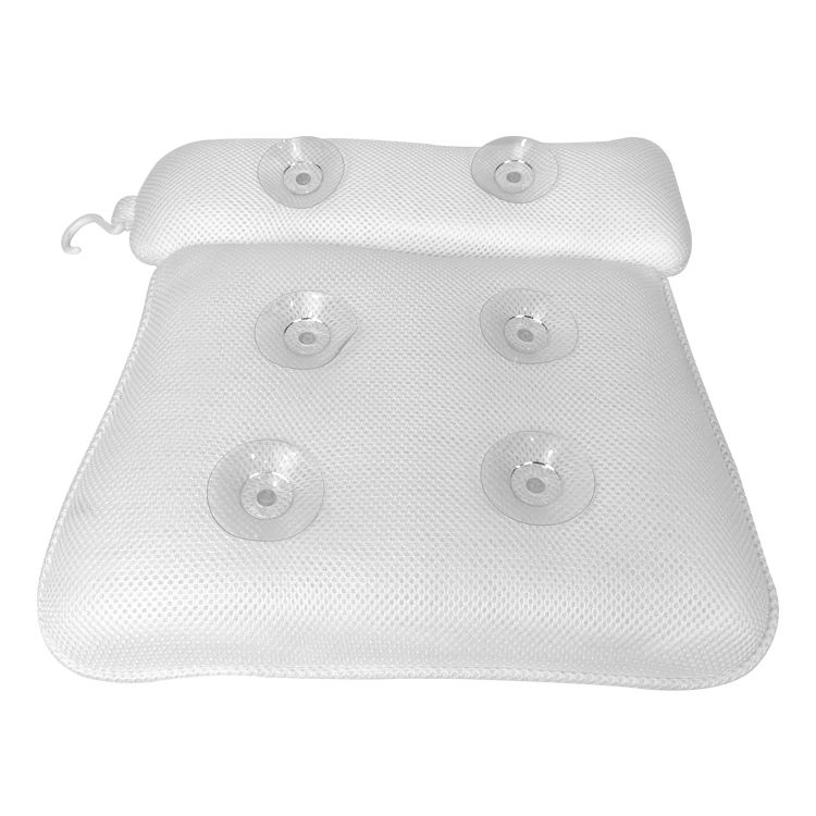Hydrorelax New Pattern Ergonomic Pillow 3D Air Mesh Washable Breathable Bath Tub Pillow